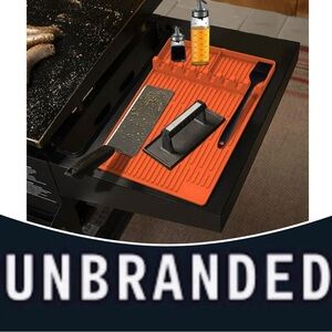 UNBRANDED Outdoor Silicone Griddle Utensil Tool Holder Mat